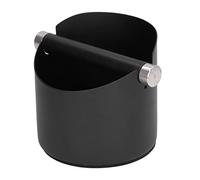 Caja de golpe de café, cubo de acero inoxidable Accesorios de cocina de la basura de la basura de gran capacidad para restaurantes de casa Bares (Trompeta negra (FC-04-2))