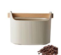 Caja De Golpe De Café - Puck Container, Compact Knock Bin | Bandeja De Desechos De Acero Inoxidable, Coleccionista De Tierra Fácil De Limpieza, Organizador De Estaciones Duradera, Her
