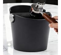 Caja de Golpeteo para Café Knock Box Profesional - Compacta, Antideslizante y Fácil de Limpiar, Accesorio Esencial para Baristas con Portafiltros y Máquinas de Espresso