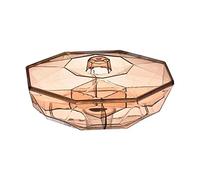 Caja de gracia, envasado de caja de velas, Caja De Dulces Transparente Bandeja De Aperitivos Caja Caja De Almacenamiento De Nueces 5 Rejillas Plato De Frutas Secas Wgift Organizador Del Hogar/D/27.5 *