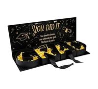 Caja de Graduación - Organizador de Papel Vacío DIY 42x14x4 cm | Cajas de Graduados de 300g con Letras 2026 para Estudiantes, Maestros, Escuelas secundarias, Universidades, Ceremonias,