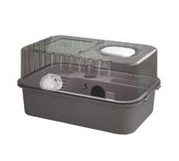 Caja de hamster transparente, tamaño grande, jaula de hamster fácil de limpiar, jaula de guinea, jaula de hamster portátil, jaula de hamster, jaula de mice, jaula de gerbil, caja de hamster
