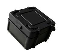 Caja de hardware pequeña cubierta, caja organizadora apilable para clasificación de tornillos, resortes, arandelas, piezas de reparación Compartimento clasificador de sujetadores Tornillo Tuerca de de