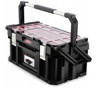Caja de herramientas cantilever Keter Connect, negra