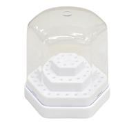 Caja de herramientas con 48 posiciones, higiénica, lisa, fácil de limpiar, almacenamiento de ABS para estudios tipo taladro vitrina