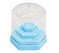 Caja de herramientas con 48 posiciones, higiénica, lisa, fácil de limpiar, almacenamiento de ABS para estudios tipo taladro vitrina
