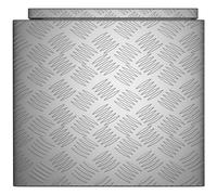 MSW Caja De Herramientas De Aluminio Cofre Estriado MSW-ATB-910 (Grosor del material: 1,3 mm, 90.5 x 44.5 x 40cm, Volumen de 172 Litros)
