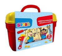 Caja de herramientas de juguete Bumba amarillo con herramientas para niños