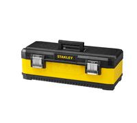 Caja de herramientas de metal y plástico Stanley amarilla de 26" 1-95-614
