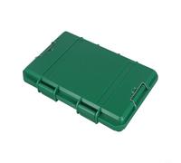 Caja de herramientas hermética protectora con sello impermeable y espuma absorbente de golpes para investigación de campo, fotografía y herramientas industriales (verde)