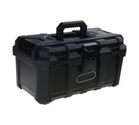 Caja de herramientas indispensable ligera de doble capa, para reparación doméstica, caja de herramientas para un uso eficiente del espacio, bisagras de acero inoxidable