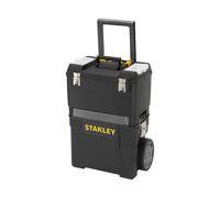 Caja de herramientas móvil Stanley con pestillos metálicos en los laterales 1-93-968