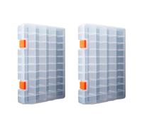 Caja de herramientas, organizador de almacenamiento de piezas pequeñas, organizador para organizar tornillos, tuercas, clavos, pernos, aparejos de pesca en agua salada