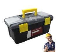 Caja De Herramientas Portátil: Caja De Herramientas De Doble Capa, Organizador De Mantenimiento Del Hogar | Almacenamiento De Herramientas Para Electricistas, Caja Multifuncional Para Arte Y Artesanía