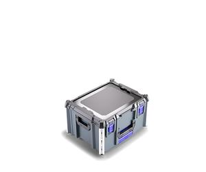 Caja de herramientas portátil L-BOXX Contractor Midsize Tool Box - robusta, apilable y con protección IP65 contra el agua - versátil caja de herramientas compatible con L-BOXX y ProClick - con bandeja