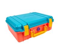 Caja de herramientas resistente a los impactos de múltiples colores, caja de herramientas de construcción impermeable para taller y organización del lugar de trabajo, caja de almacenamiento de