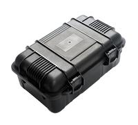Caja de herramientas resistente y a prueba de golpes de 245 x 160 x 105 mm, contenedor de engranajes con espuma resistente para uso en exteriores y manualidades, solución de almacenamiento de