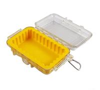 Caja de herramientas resistente y sellada adecuadamente diseñada para mantener el contenido seco durante las aventuras (L-amarillo)