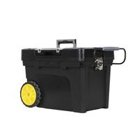 STANLEY Arcón de Transporte 65L con Ruedas y Asa Telescópica para Herramientas 1-97-503