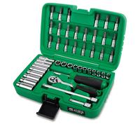 Caja de herramientas TOPTUL 1/4 pulgada 46 teilig