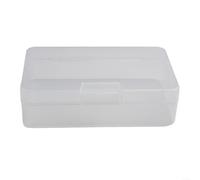 Caja de herramientas transparente de fácil acceso para almacenar tornillos, cuentas y más organizador esencial para entusiastas del bricolaje (14,2 x 9 x 4,1 cm)