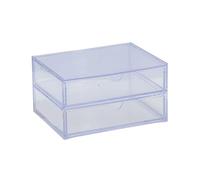 Caja de herramientas transparente para manicura, caja de almacenamiento para organizar uñas, caja de herramientas para kits de manicura y pedicura