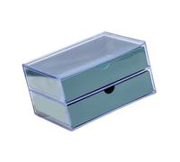 Caja de herramientas transparente para manicura, caja de almacenamiento para organizar uñas, caja de herramientas para kits de manicura y pedicura