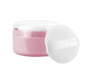 Caja de hojaldre en polvo - Caja de almacenamiento para niños, contenedor de hojaldre para bebés para bebés | Soporte compacto de bufete de polvo de cuerpo portátil para viajar a la playa a casa, mant