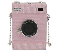 Caja de hombro para cámara, bolsa de hombro tipo sobre, correa cruzada pequeña cuadrada de piel sintética para mujer, mensajeros de piel sintética para cámara, correa cruzada de cadena para el hombro