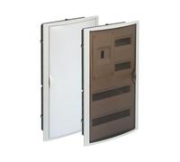 Caja de ICP con 40 elementos, marco y pita de solera, ideal para distribución eléctrica y organización de circuitos.