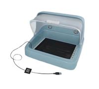 Caja de incubación de loros, ventana con aislamiento térmico para la cría de loros, ventana visible, entorno de crecimiento seguro, elegante recinto de calentamiento