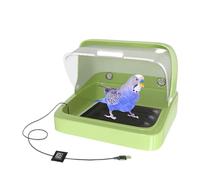 Caja de incubación para polluelos - Baby Chick Booder, Caja de incubadora de aves Chick Warmer | Caja nido visual ajustable de 3 temperaturas, almohadillas calefactoras para escritorio de bebé