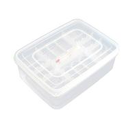 Caja de incubadora de huevos para cría de huevos, estuche de cría, serpiente, lagartos, incubación, 14 compa, accesorios de dragón barbudo, suministros de madera flotante, almohadilla de calefacción
