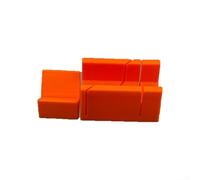 Caja de ingletes con características de sujeción para un corte preciso de madera, mango ergonómico para mayor comodidad, material ABS ligero para proyectos de mejora del hogar
