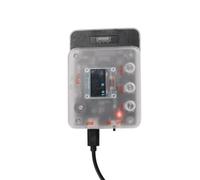 Caja de inspección de motor de mantenimiento con diseño de pantalla visible, conexión lateral USB y controles etiquetados para solución de problemas enfocada, caja de inspección del motor, herramienta