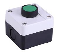 Caja de Interruptor Botón Pulsador, Pulsador Puerta Automatica, Interruptor de Botón Verde A Prueba de Viento y Lluvia, para Puertas Interiores y Exteriores(2,60 x 2,8 x 2,1 pulgadas)