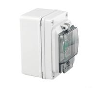 Caja de interruptor de botón resistente a la intemperie IP66, caja de control momentánea/autorreinicio para abridores de puertas industriales, eléctricos y incendios