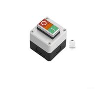 Caja de interruptores de botón impermeable, 22 mm de diámetro, hecha de ABS con diseño a prueba de óxido y tornillos de instalación seguros (2)