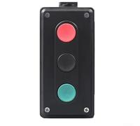 Caja de interruptores de botón para máquinas herramientas con configuración LA4 2H 3H que soporta operación doble y triple en entornos hostiles (LA4-3H)