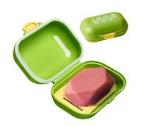 Caja de jabón de Viaje Prueba de Fugas, Caja de jabón de Viaje, Jabonera de Viaje sellada portátil, Contenedor Compacto para Barra de champú, artículos de Viaje, contenedor de jabón con Tapa para va
