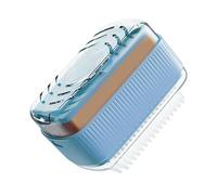 Caja De Jabón - Funda De Espuma De Jabón Con Cepillo De Rodillo,Almacenamiento Casa Con Escurridor Para Camping Viaje Limpieza Ropa Al Aire Libre