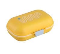Caja de Jabón Portátil Caja de Jabón Sellada con Tapa Encantadora Caja de Jabón de Drenaje Caja de Almacenamiento de Jabón para Viajes (Amarillo Limón)