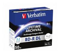 Caja de Joyas Verbatim MDISC 50 GB BD-R DL 6x 5 unidades