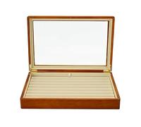 Caja de joyería Caja de almacenamiento de joyas Caja de joyería multifuncional Caja de almacenamiento de joyas de madera Bandeja de exhibición de anillos de microfibra Caja de almacenamiento de pulser