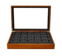 Caja de joyería Caja de almacenamiento de joyas Caja de joyería multifuncional Caja de almacenamiento de joyas de madera Bandeja de exhibición de anillos de microfibra Caja de almacenamiento de pulser