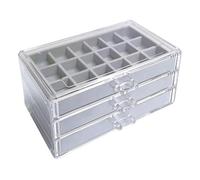 Caja De Joyería,Caja De Almacenamiento De Joyas Organizador De Caja De Joyería Pendientes De Joyería Collar Anillos Organizador De Cajón Soporte De Exhibición De Joyería for Pendientes Collar Pulseras