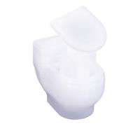 Caja de joyería de silicona flexible hecha a mano con forma de recipiente de almacenamiento de joyas fácil de desmoldear para velas