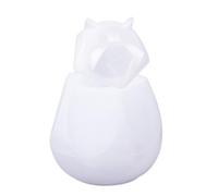 Caja de joyería de silicona flexible hecha a mano con forma de recipiente de almacenamiento de joyas fácil de desmoldear para velas
