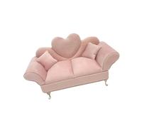 Caja de Joyería para Sofá Cama a Escala 1/6, Muebles en Miniatura de La Escena de para Niñas Y Mujeres, Caja de Joyería para Casa, Rosa
