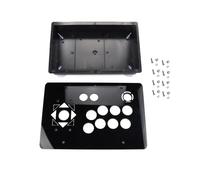 Caja de joystick y kit de panel acrílico con tornillos y ventosas, accesorios para máquinas de juegos de arcade